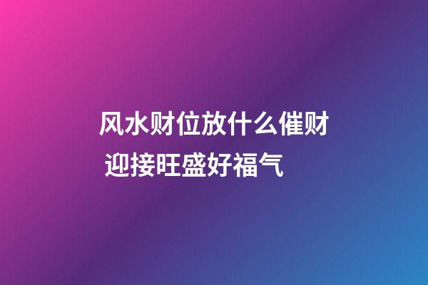 风水财位放什么催财 迎接旺盛好福气